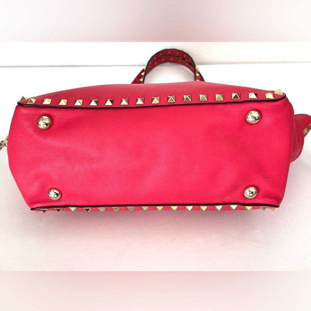 Valentino Garavani Pink Studded Shoulder Bag EUC - Picture 14 of 16